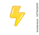 bright lightning for the game... | Shutterstock .eps vector #1073433455