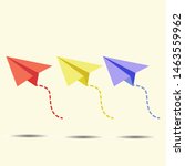 icon set paper plane change... | Shutterstock .eps vector #1463559962