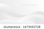 abstract white and gray... | Shutterstock .eps vector #1673432728