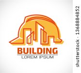 building logo architecture... | Shutterstock .eps vector #1368884852