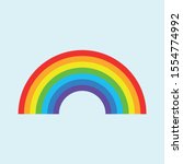 rainbow basic colours vector... | Shutterstock .eps vector #1554774992