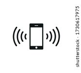 smartphone signal basic vector... | Shutterstock .eps vector #1730617975