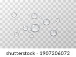 vector water drops. png drops ... | Shutterstock .eps vector #1907206072