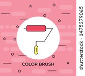 brush rollers line icon.... | Shutterstock .eps vector #1475379065