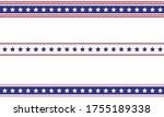 patriotic border divider... | Shutterstock .eps vector #1755189338