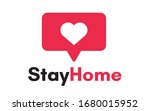 stay home. campaign against... | Shutterstock .eps vector #1680015952