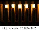 electric candles in the dark | Shutterstock . vector #1442467832