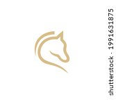 Abstract Horse Logo  Silhouette ...