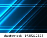 diagonal glowing lines on a... | Shutterstock .eps vector #1935212825
