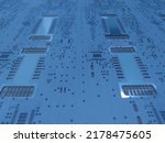 Small photo of Close-up macro shot of a laser cut stainless steel stencil for solder paste application of printed circuit boards (PCB) for surface mounted (SMT) electronic components