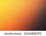 Small photo of Fiery yellow burnt orange copper red brown gray black abstract background. Color gradient, ombre. Rough grainy noise grungy texture. Glow light shine. Template. Empty space. Autumn, Halloween.Colorful