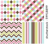 Seamless Patterns With Fabric...