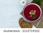 Red Beet Soup.vegetable Soup...
