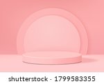 background vector 3d pink... | Shutterstock .eps vector #1799583355