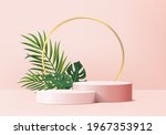 3d background summer product... | Shutterstock .eps vector #1967353912