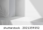 3d gray stage background... | Shutterstock .eps vector #2021359352