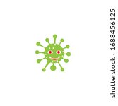 virus logo template vector... | Shutterstock .eps vector #1688456125