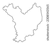 Jasz Nagykun Szolnok county map, administrative district of Hungary. Vector illustration.