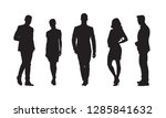 businessmen and businesswomen ... | Shutterstock .eps vector #1285841632