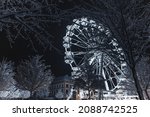 ferris wheel in znojmo  winter  ... | Shutterstock . vector #2088742525