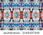 blue tie dye effect. wet multi... | Shutterstock . vector #2145537335
