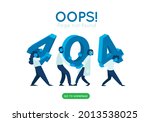 404 error page not found system ... | Shutterstock .eps vector #2013538025