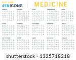 collection of vector line icons ... | Shutterstock .eps vector #1325718218