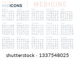 collection of vector line icons ... | Shutterstock .eps vector #1337548025