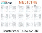 collection of vector line icons ... | Shutterstock .eps vector #1359564302