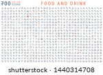 set of vector line icons of... | Shutterstock .eps vector #1440314708