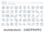 set of vector line icons of... | Shutterstock .eps vector #1482996992