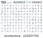 set line icons in flat design... | Shutterstock . vector #623507705