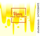 honey texture abstract... | Shutterstock .eps vector #1474538495