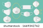 set of breathing protective... | Shutterstock .eps vector #1669342762