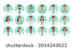 people portraits of faceless... | Shutterstock .eps vector #2014243022