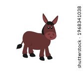 vector illustration of a horse... | Shutterstock .eps vector #1968341038