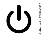 power button icon vector symbol | Shutterstock .eps vector #1923266312