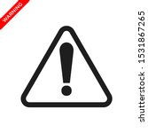 warning sign icon in trendy... | Shutterstock .eps vector #1531867265