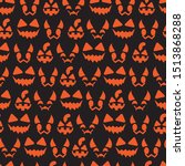seamless pattern with orange... | Shutterstock .eps vector #1513868288