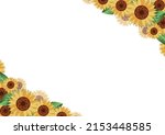 sunflower plant flower nature... | Shutterstock .eps vector #2153448585