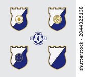 soccer badge or football logo... | Shutterstock .eps vector #2044325138