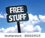 Free Stuff Sign With Sky...