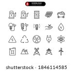 energy outline icon  editable... | Shutterstock .eps vector #1846114585