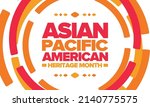 asian pacific american heritage ... | Shutterstock .eps vector #2140775575