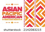 asian pacific american heritage ... | Shutterstock .eps vector #2142083215