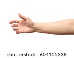 Man Stretching Hand To...