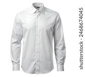 White shirt on isolate white...
