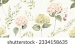 floral seamless pattern with...