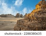 Small photo of Desert erosion formations near Al Ula, Saudi Arabia