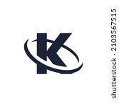 letter k logo initial with... | Shutterstock .eps vector #2103567515